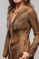 Bray Lambsuede Short Duster - AXEL'S