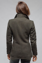 Artico Eden Wool Jacket with Shearling Insert In Loden Ladies - Outerwear - Cloth