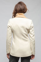 Artico Eden Wool Shearling Jacket In Cream Ladies - Outerwear - Cloth