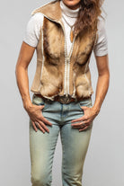 Artico Ista Shearling & Gazelle Hooded Vest Ladies - Outerwear - Shearling