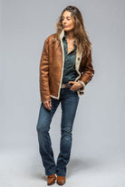 Artico Keli Reversible Burnished Leather & Curly Lamb Shearling Jkt | Ladies - Outerwear - Shearling