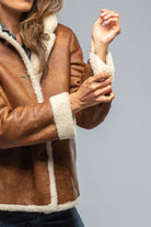 Artico Keli Reversible Burnished Leather & Curly Lamb Shearling Jkt | Ladies - Outerwear - Shearling