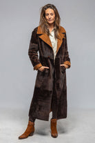 Artico Mercedes Long Shearling In Cognac | Ladies - Outerwear - Shearling