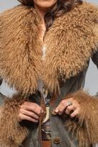 Artico Outlaw Denim & Suede Madras Coat Ladies - Outerwear - Shearling
