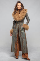 Artico Outlaw Denim & Suede Madras Coat Ladies - Outerwear - Shearling