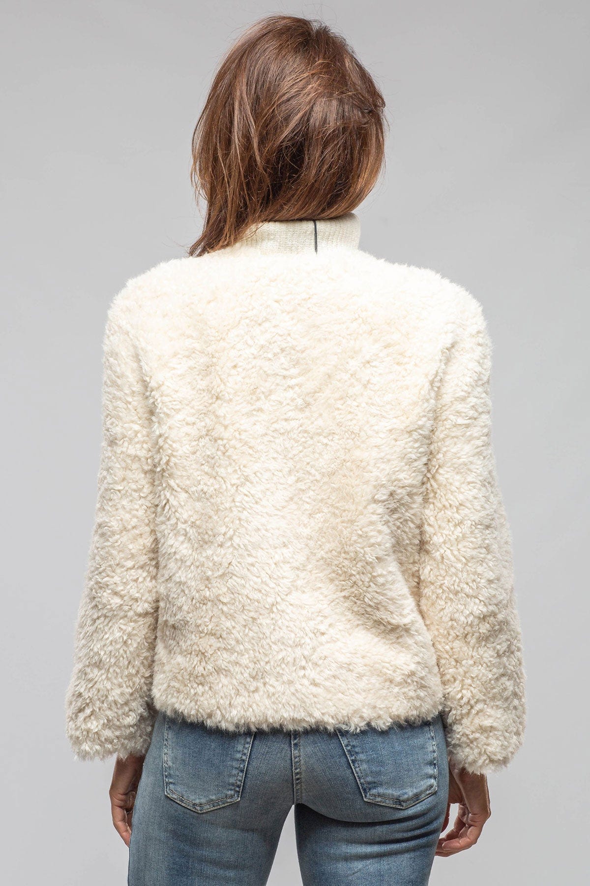 Pinto Reversible Eco Shearling In Honey Cream - AXEL'S