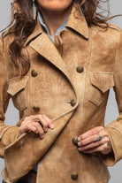 Rita Lambskin Jacket In Antique Palomino - AXEL'S