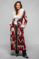 Artico Sakari Long Knit Sweater Coat Ladies - Outerwear - Shearling