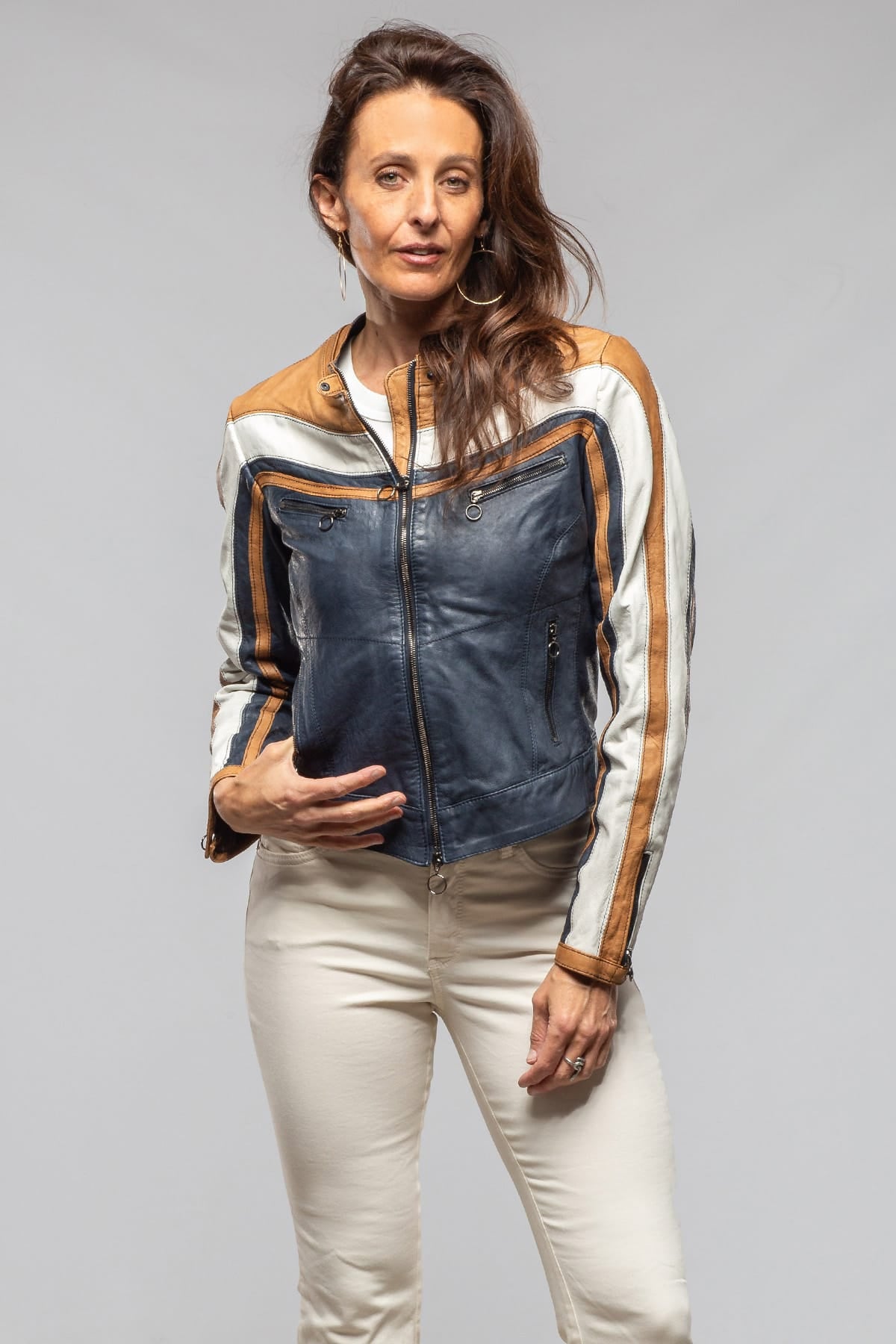 Spider Vintage Washed Moto Jacket - AXEL'S