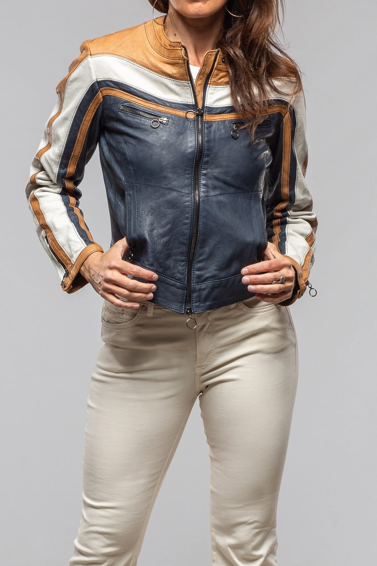 Spider Vintage Washed Moto Jacket - AXEL'S