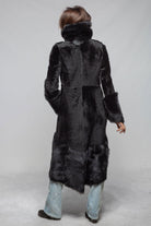 Artico Wild Reversible Long Shearling In Black Ladies - Outerwear - Shearling