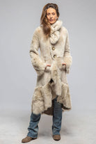 Wild Reversible Long Shearling In Icy Tundra - AXEL'S