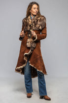 Wild Reversible Long Shearling In Ranch Brown - AXEL'S