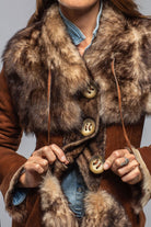 Wild Reversible Long Shearling In Ranch Brown - AXEL'S