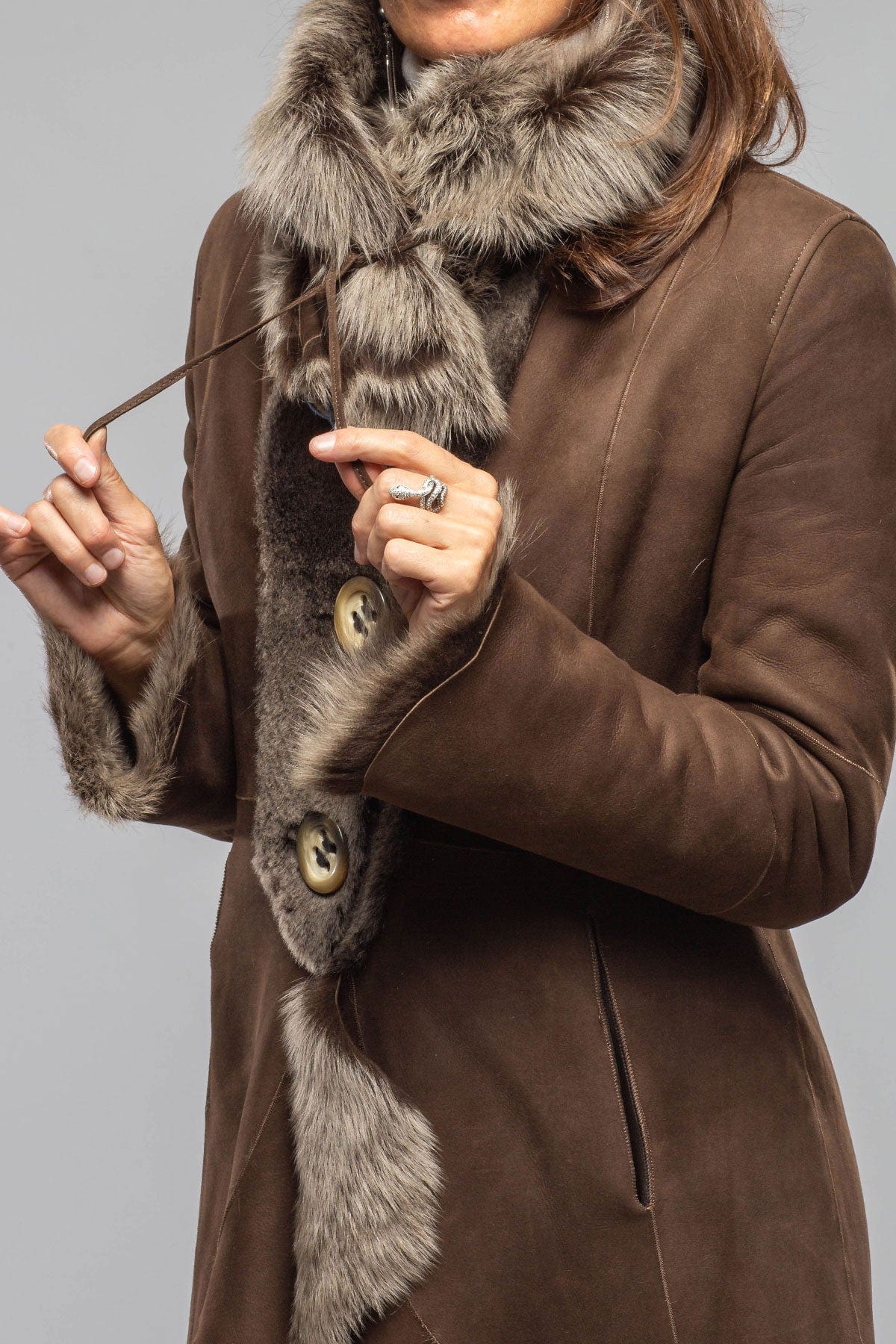 Wild Reversible Shearling In Selva - AXEL'S