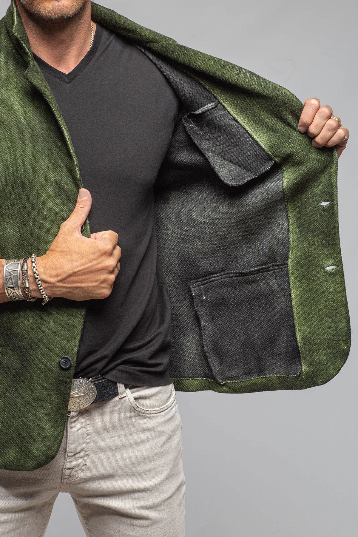 Airbloom Attitude Sport Coat In Forest - AXEL'S