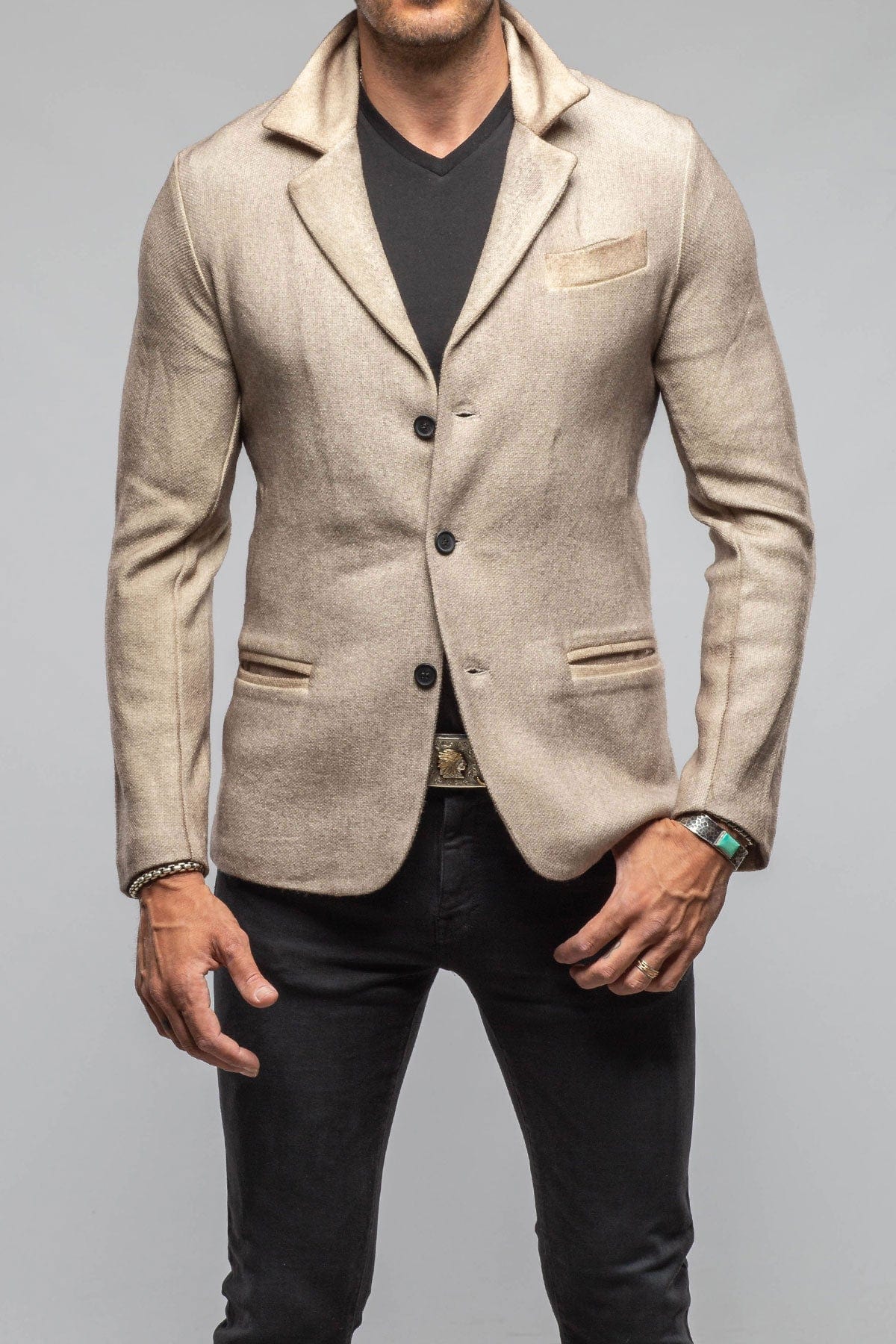 Airbloom Attitude Sport Coat In Taupe - AXEL'S