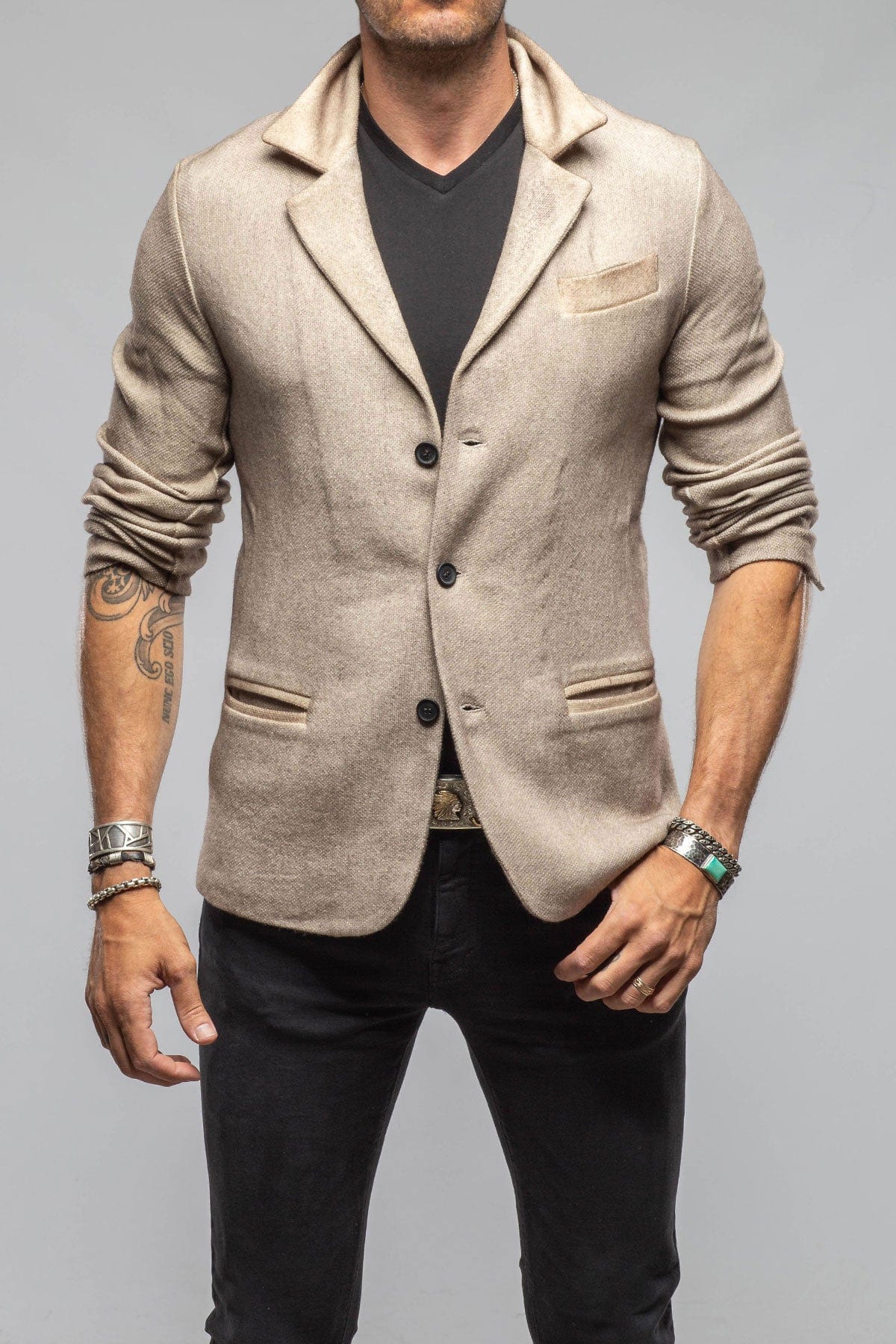 Airbloom Attitude Sport Coat In Taupe - AXEL'S