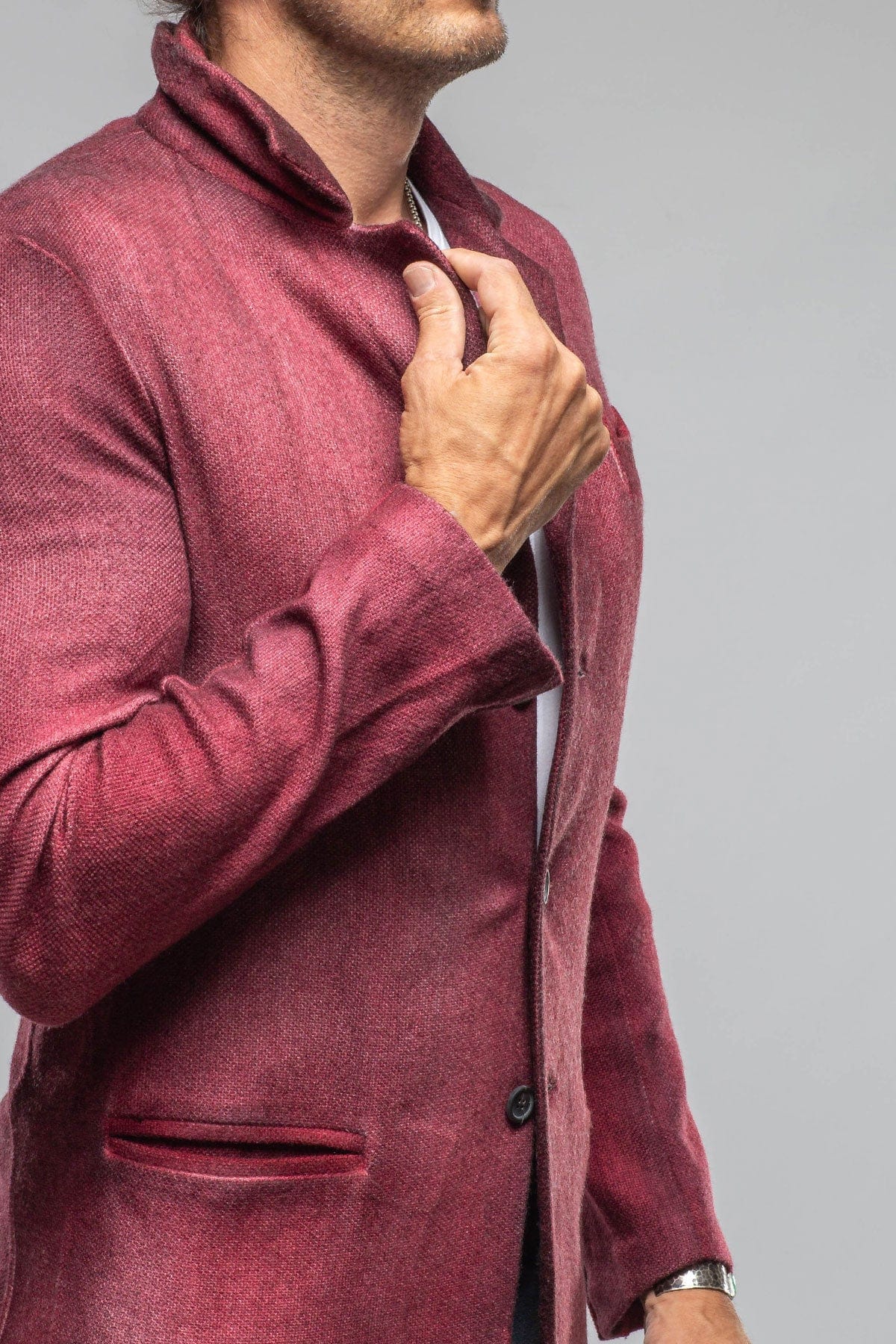 Airbloom Attitude Sport Coat In Wine - AXEL'S