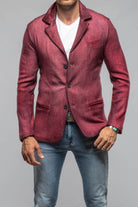 Airbloom Attitude Sport Coat In Wine - AXEL'S
