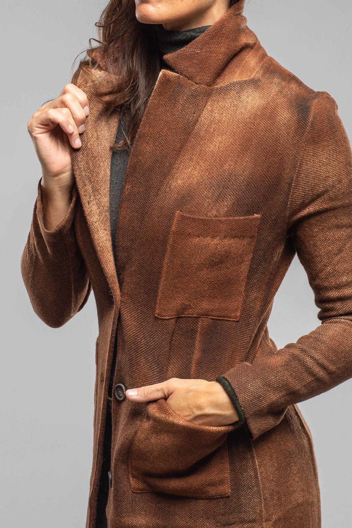 Avant Toi Akasha Wool Cashmere Duster In Antelope Ladies - Tailored - Jackets