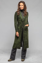 Avant Toi Akasha Wool Cashmere Duster In Shrub Ladies - Tailored - Jackets