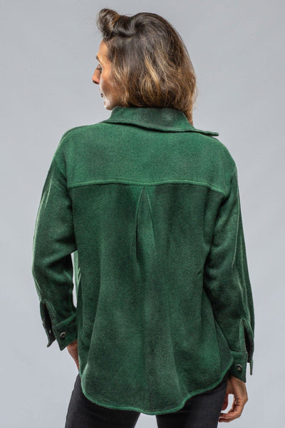 Amy Cashmere Shirt In Shaded Green - AXEL'S