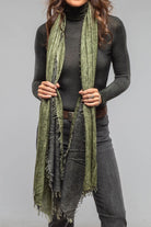 Avant Toi Cantare Cashmere Fringe Scarf In Shaded Shrub | Ladies - Accessories - Scarves