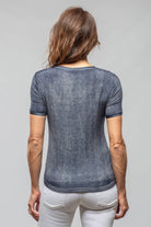 Forio Tee In Navy Blue - AXEL'S