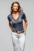 Forio Tee In Navy Blue - AXEL'S
