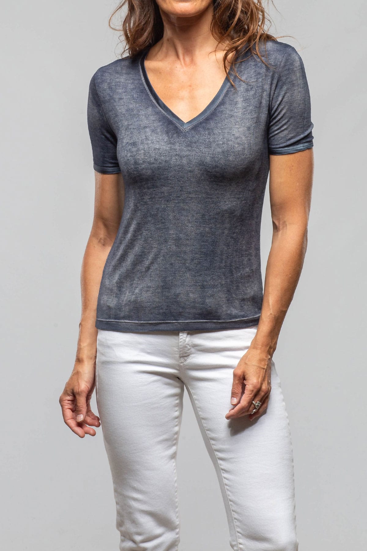 Forio Tee In Navy Blue - AXEL'S