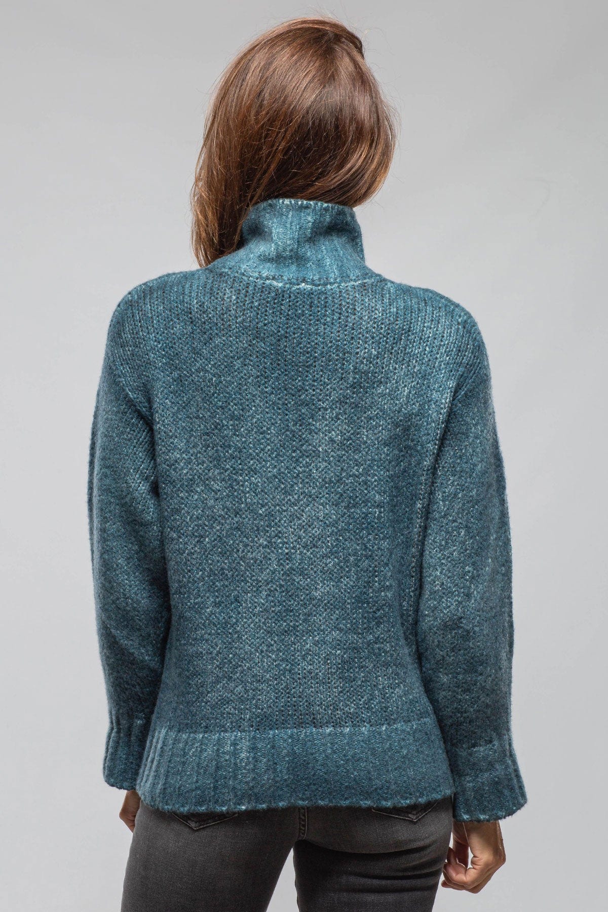 Frecha Cashmere Silk Sweater In Laguna - AXEL'S