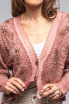 Rafi Embroidered Cardigan In Agate - AXEL'S