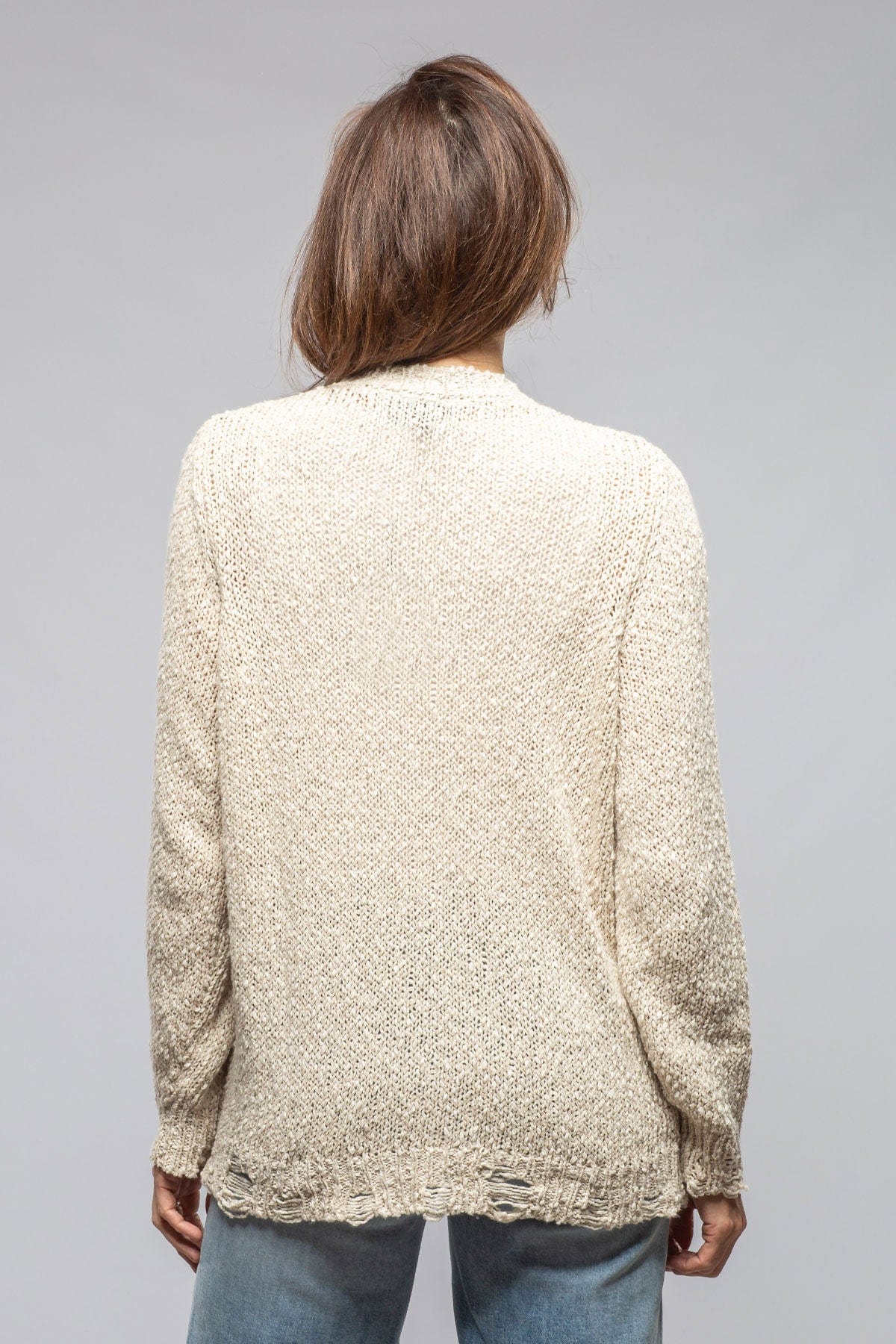 Savory Open Cardigan In Natural - AXEL'S