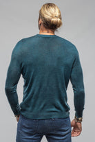 Sundust Cashmere Crew Sweater In Laguna - AXEL'S