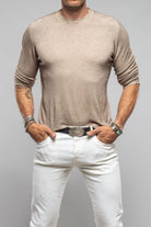 Sundust Cashmere Crew Sweater In Taupe - AXEL'S