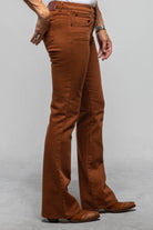 Axel's Authentic Denim Casidy Bootcut Authentic Denim Jeans In Cognac Ladies - Pants - Jeans