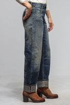 Axel's Black Label Denim Gaucho Barrel Jean In Navajo Wash Ladies - Pants - Jeans