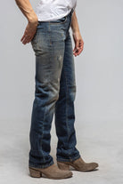 Axel's Black Label Denim Laramie Authentic Ripped & Repaired Vintage Straight Jeans In Dark Navajo Wash | Ladies - Pants - Jeans