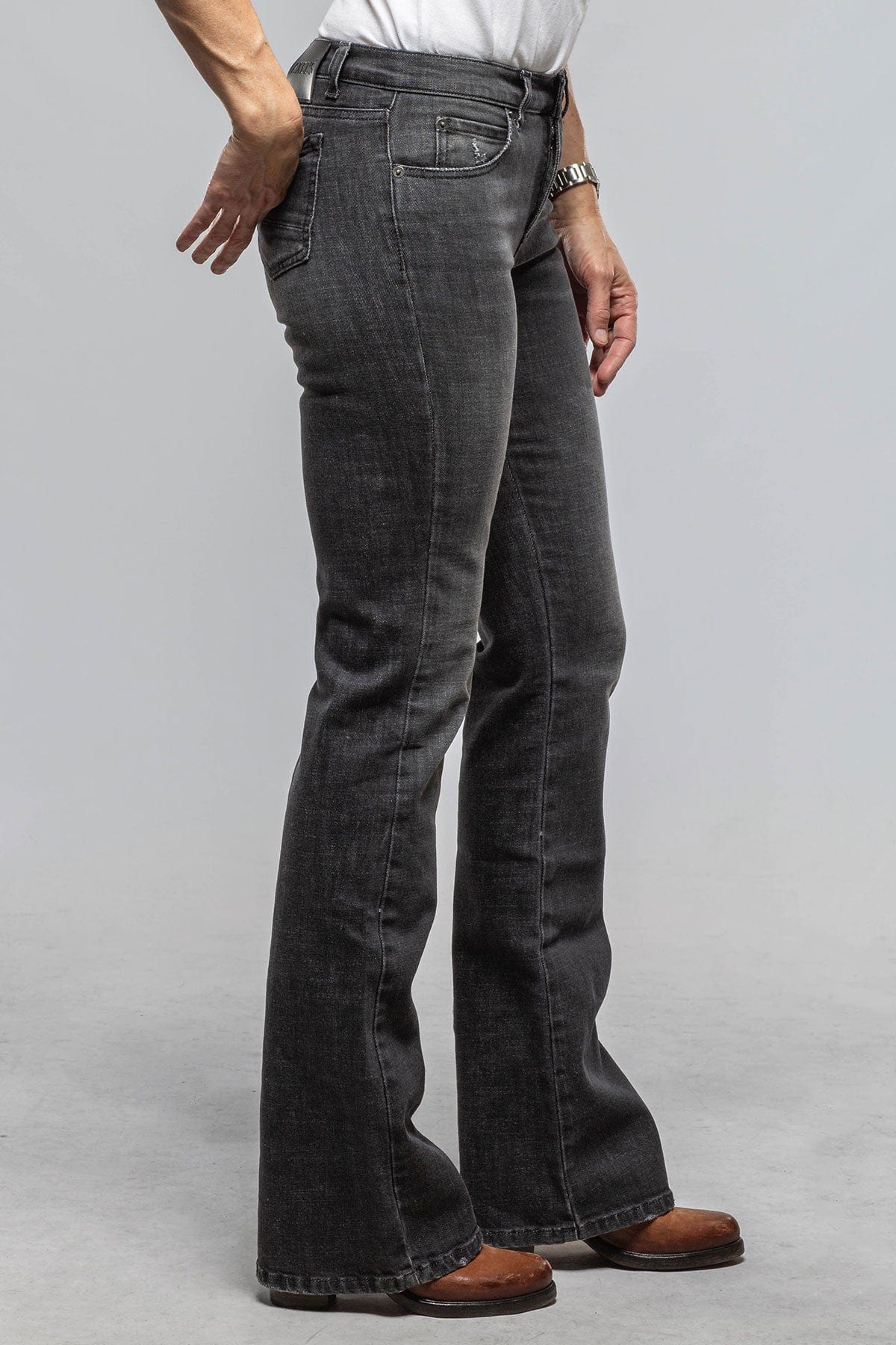 Axel's Black Label Denim Sundance Boot Cut Jean In Black Yukon Wash Ladies - Pants - Jeans