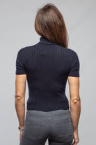 Axel's Country Collection Clare Cashmere Top In Notte Ladies - Tops