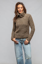Axel's Country Collection Galway Donegal Knit Sweater In Castoro Ladies - Sweaters