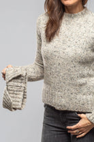 Axel's Country Collection Galway Donegal Knit Sweater In Ghiaccio Ladies - Sweaters