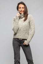 Axel's Country Collection Galway Donegal Knit Sweater In Ghiaccio Ladies - Sweaters