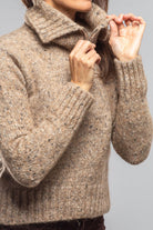 Axel's Country Collection Galway Donegal Knit Sweater In Visone Ladies - Sweaters