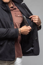 Bridgerton Cashmere Gentleman Jacket In Dark Navy - AXEL'S