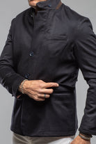 Bridgerton Cashmere Gentleman Jacket In Dark Navy - AXEL'S