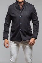 Bridgerton Cashmere Gentleman Jacket In Dark Navy - AXEL'S