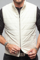 Axel's Florence Collection Cassidy Vest In Panna Mens - Outerwear - Leather