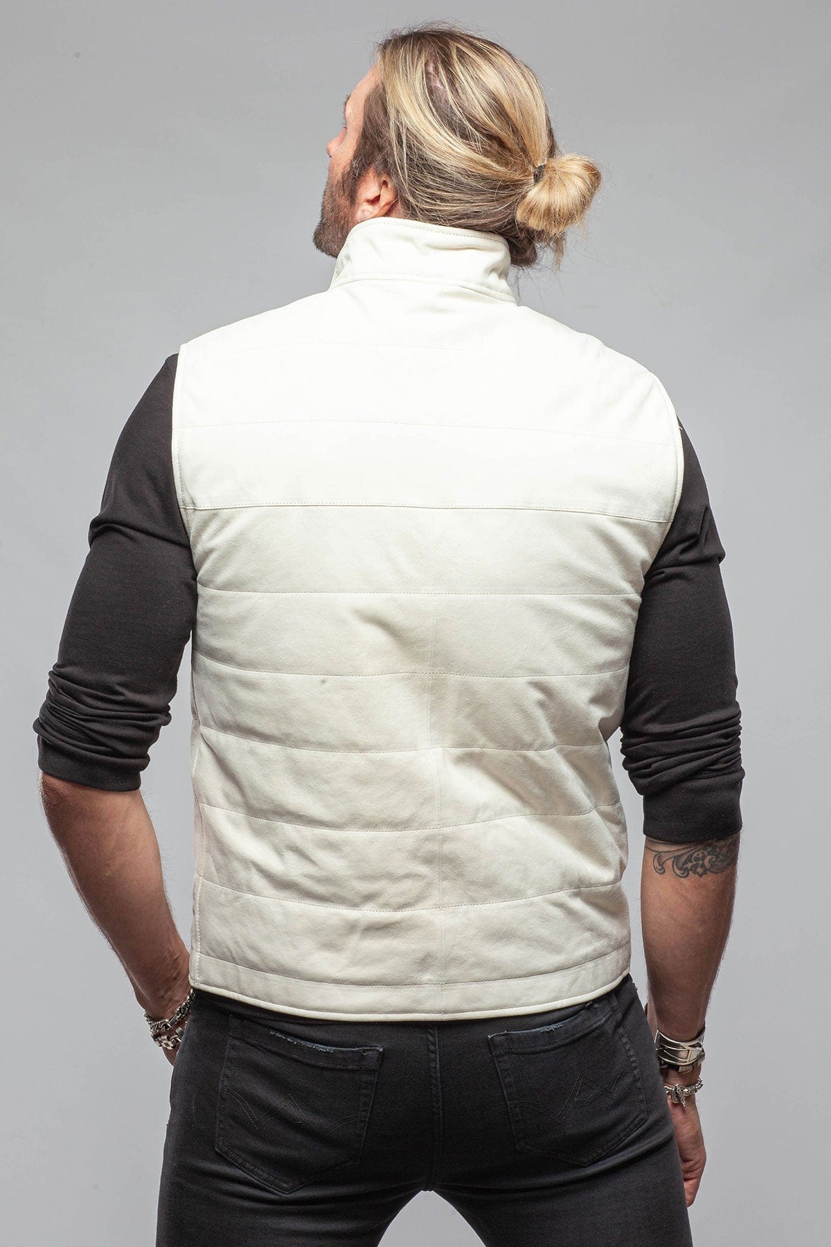 Axel's Florence Collection Cassidy Vest In Panna Mens - Outerwear - Leather